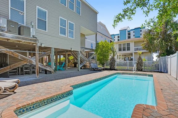 Retreat/ Team Ready! Sleeps 20, Balconies, pool and Next to Beach!